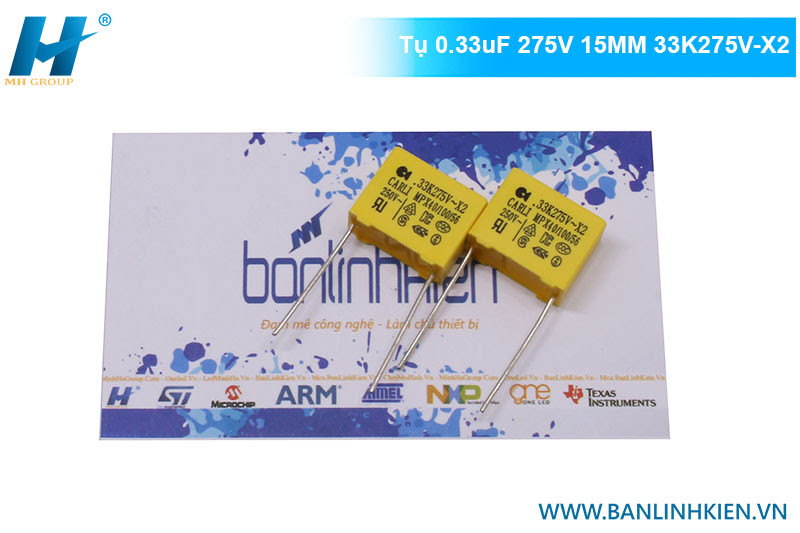 Tụ 0.33uF 275V 15MM