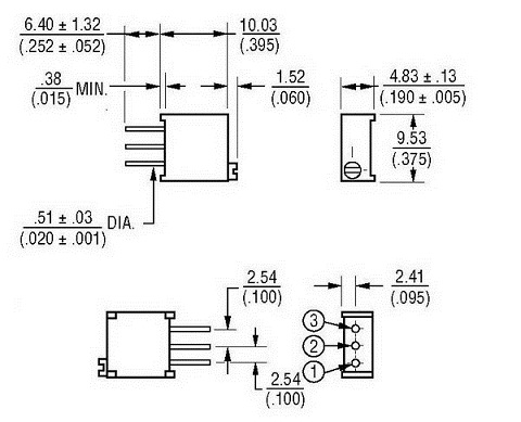 Biến Trở VR 500-50R 3296W