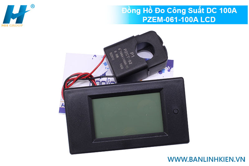 Bộ Đồng Hồ Đo Công Suất AC 100A PZEM-061-100A LCD