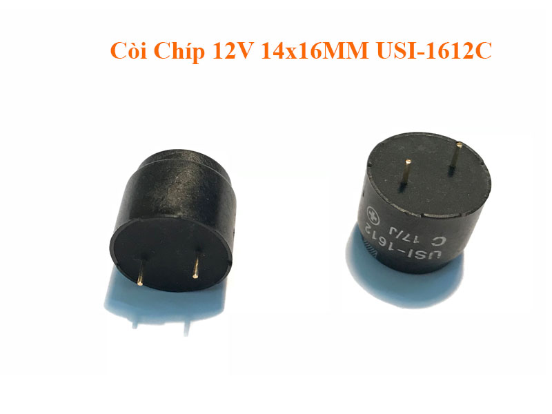 Còi Chíp 12V 14x16MM USI-1612C