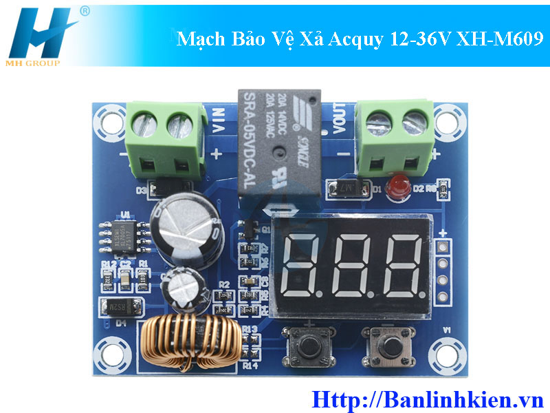 Mạch Bảo Vệ Xả Acquy 12-36V XH-M609