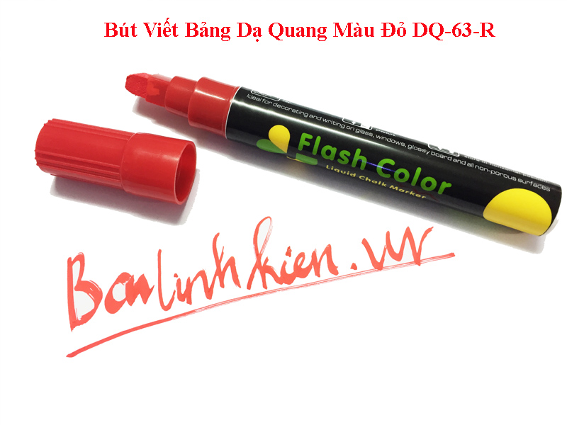 Bút Viết Bảng Dạ Quang Màu Đỏ DQ-63-R