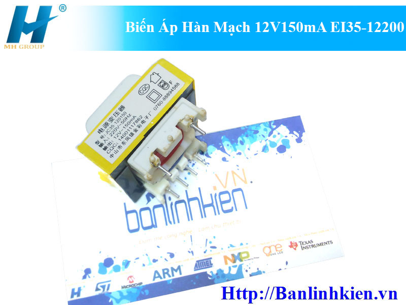 Biến Áp Hàn Mạch 12V150mA EI35-12150