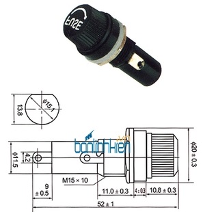 Đế Cầu Chì FH063 6x30MM