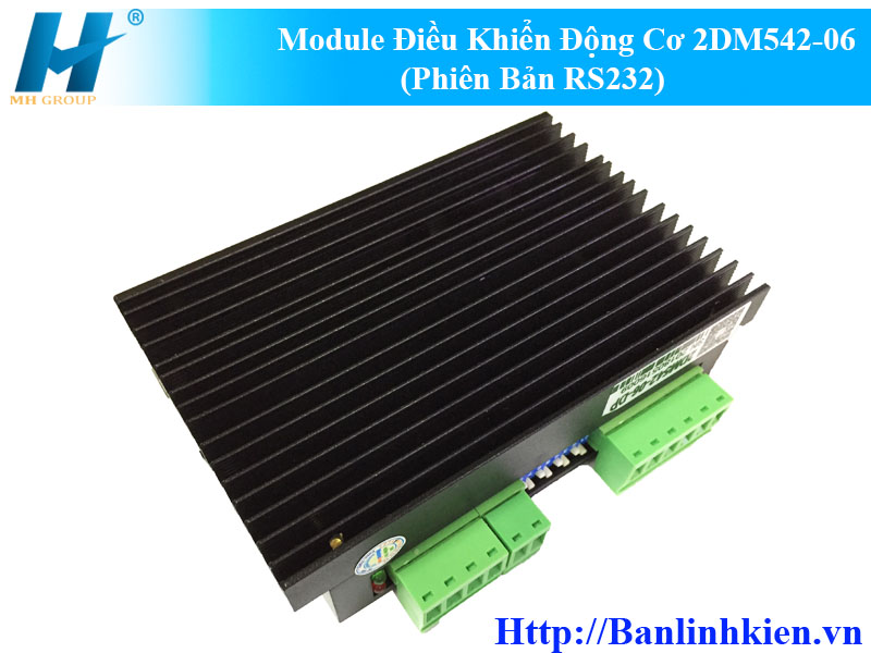 Module Điều Khiển Động Cơ Bước 2DM542-06 24-50VDC 4.2A (Phiên Bản RS232)