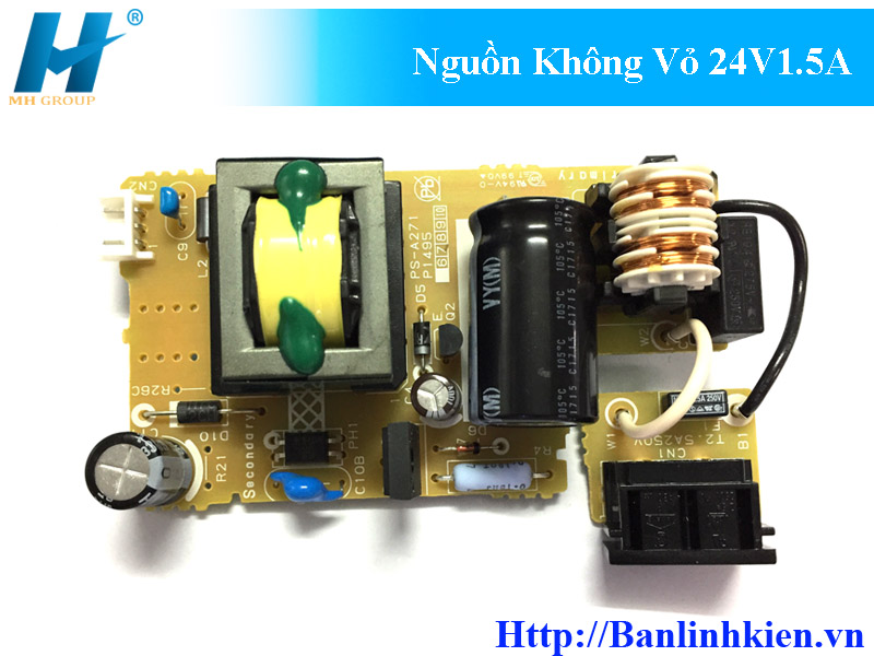 Nguồn Không Vỏ 24V1.5A