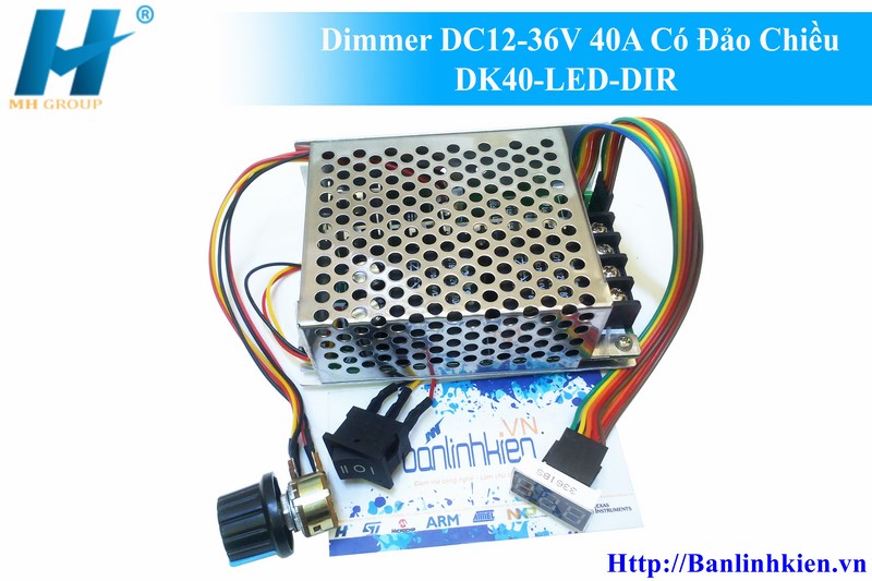 Dimmer DC12-36V 40A Có Đảo Chiều DK40-LED-DIR