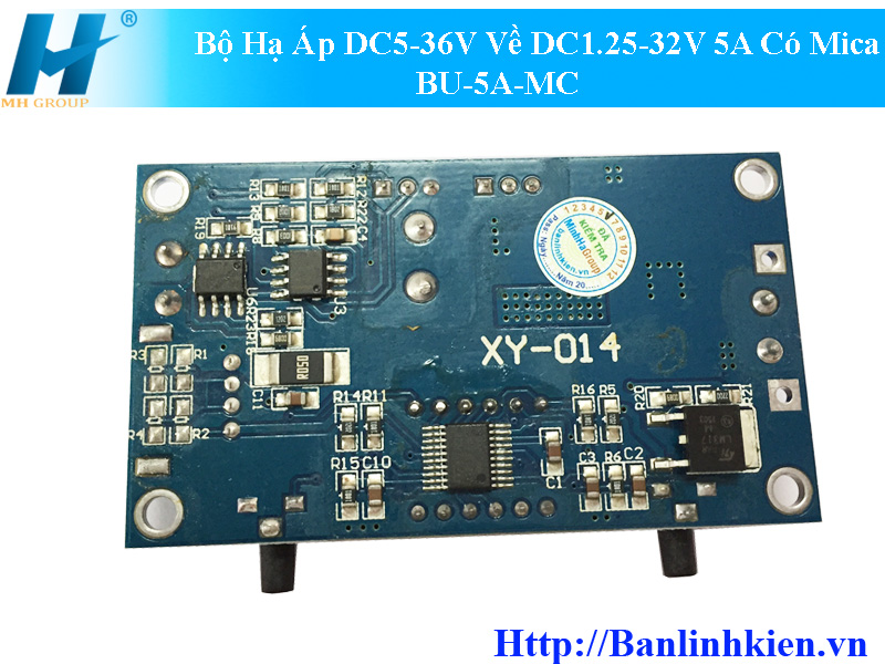 Bộ Hạ Áp DC5-36V Về DC1.25-32V 5A Có Mica BU-5A-MC