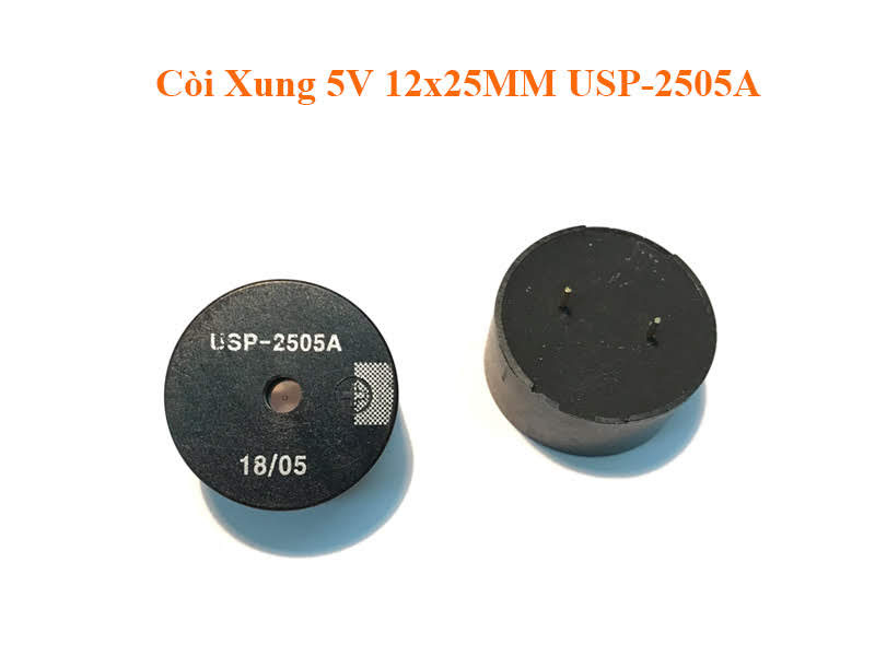 Còi Xung 5V 12x25MM USP-2505A