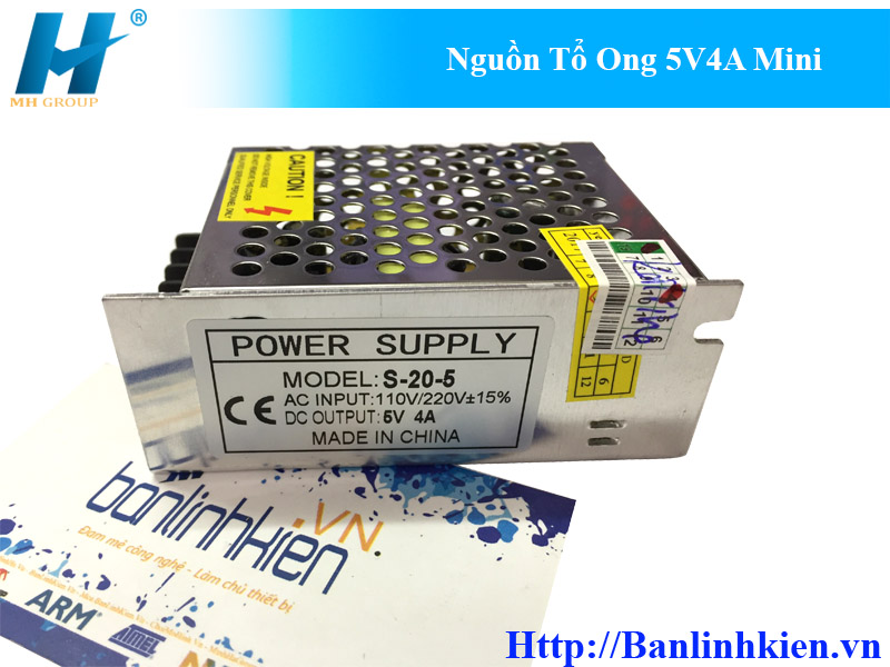 Nguồn Tổ Ong 5V5A Mini