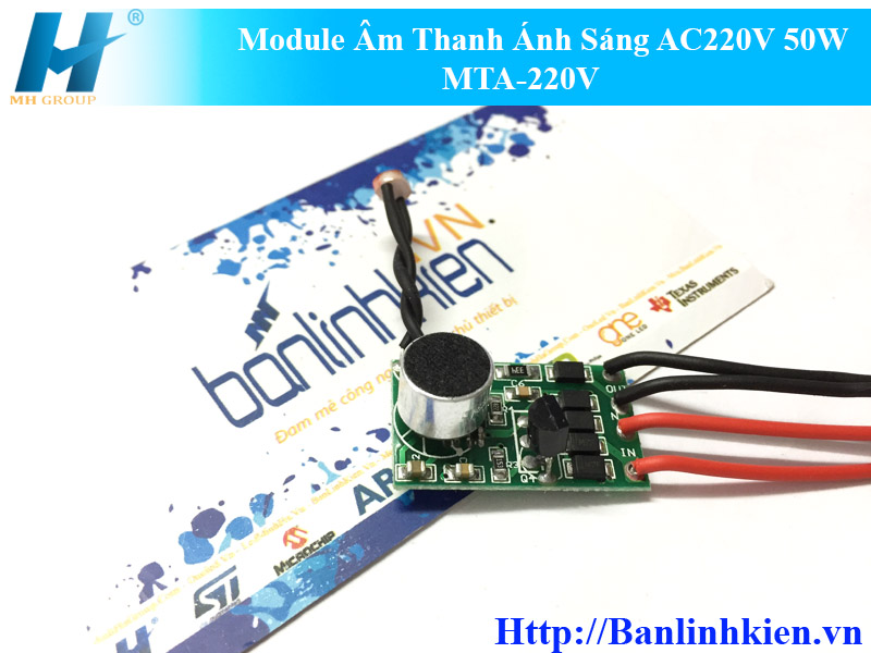 Module Âm Thanh Ánh Sáng AC220V 50W MTA-220V