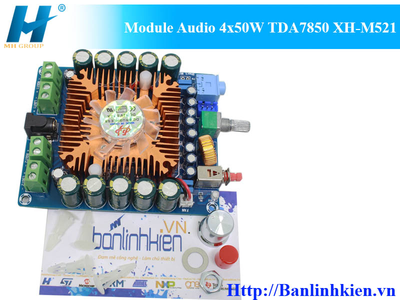 Module Audio 4x50W TDA7850 XH-M521