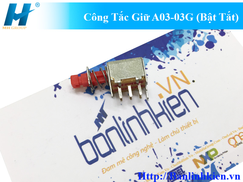 Công Tắc Giữ A03-03G (Bật Tắt)