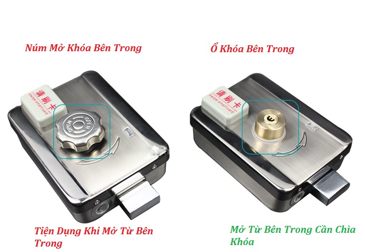 Bộ Khóa Cửa Điện Tử KDT-01 Ổ Hai Chiều KDT-01-2C