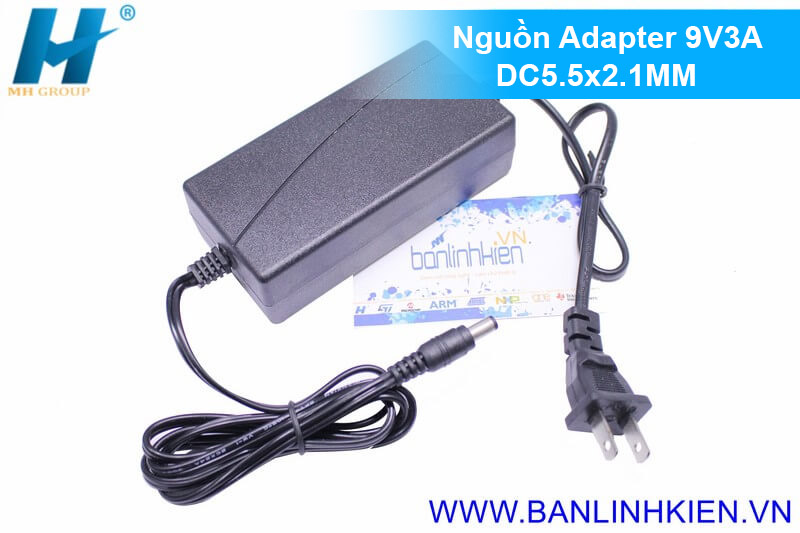 Nguồn Adapter 9V3A DC5.5x2.1MM