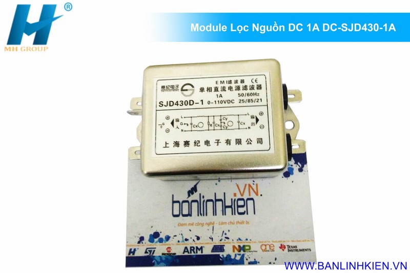 Module Lọc Nguồn DC 1A DC-SJD430-1A