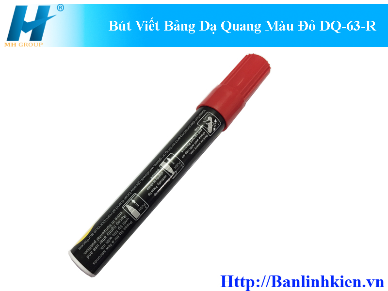Bút Viết Bảng Dạ Quang Màu Đỏ DQ-63-R