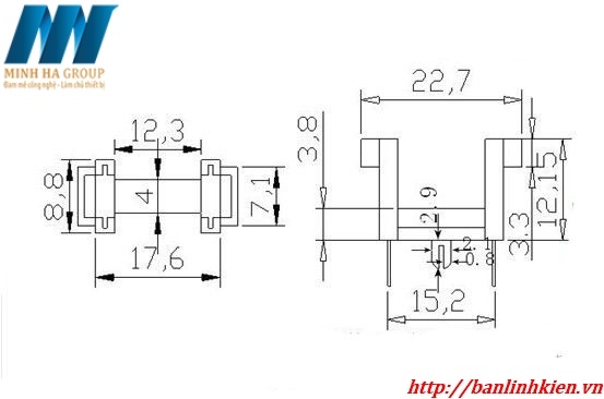 Đế Cầu Chì FS02-520 5x20MM