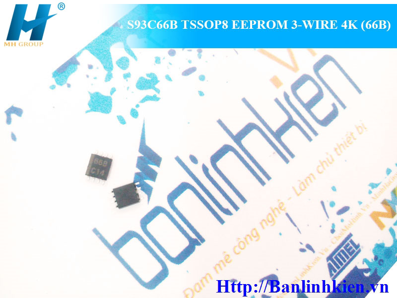 S93C66B TSSOP8 EEPROM 3-WIRE 4K (66B)