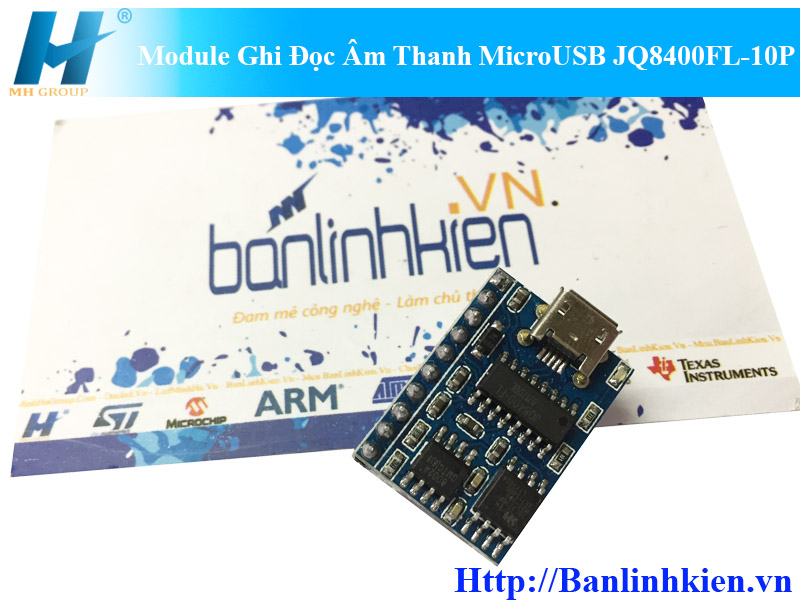 Module Ghi Đọc Âm Thanh MicroUSB JQ8400FL-10P