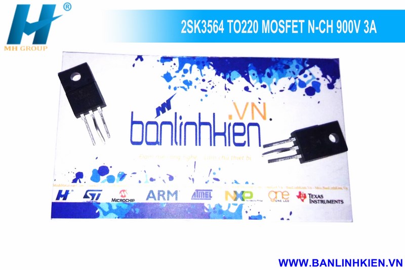 2SK3564 TO220 MOSFET N-CH 900V 3A