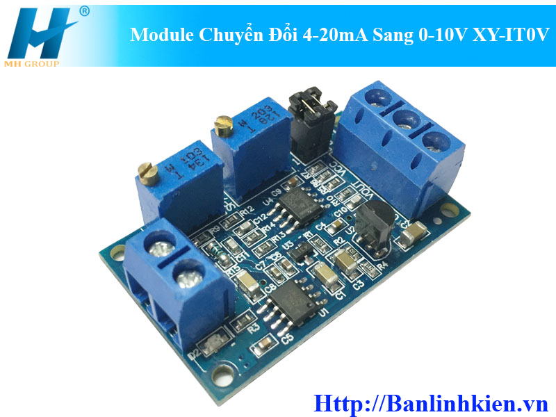 Module Chuyển Đổi 4-20mA Sang 0-10V XY-IT0V