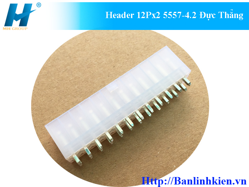 Header 12Px2 5557-4.2 Đực Thẳng