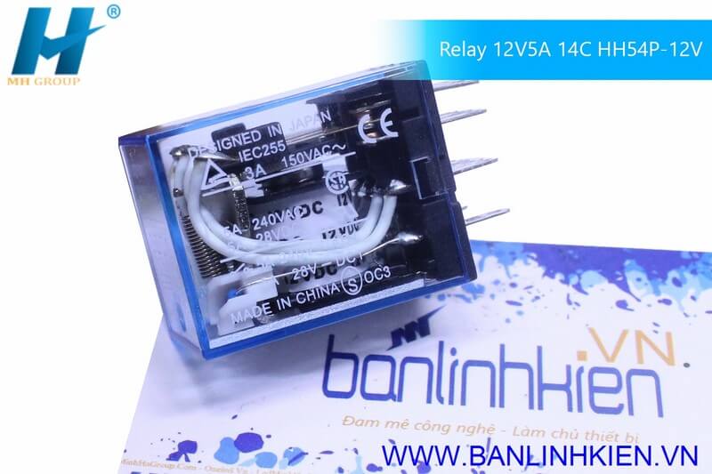 Relay 12V5A 14C HH54P-12V