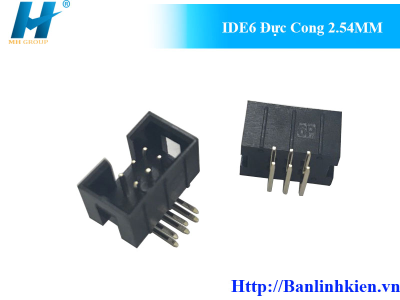 IDE6 Đực Cong 2.54MM