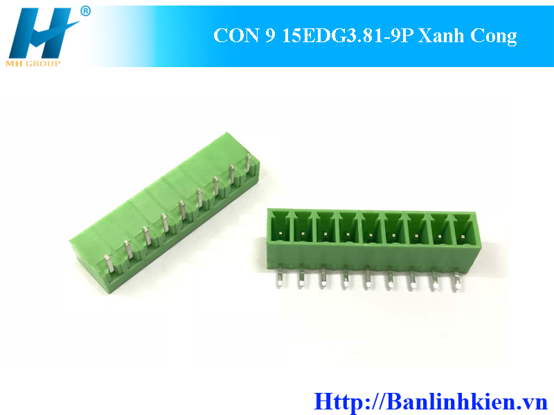 CON 9 15EDG3.81-9P Xanh Cong