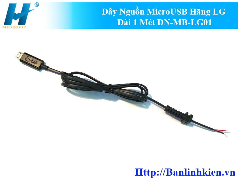 Dây Nguồn MicroUSB Hãng LG Dài 1 Mét DN-MB-LG01