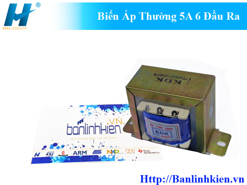 Biến Áp Thường 5A 6 Đầu Ra