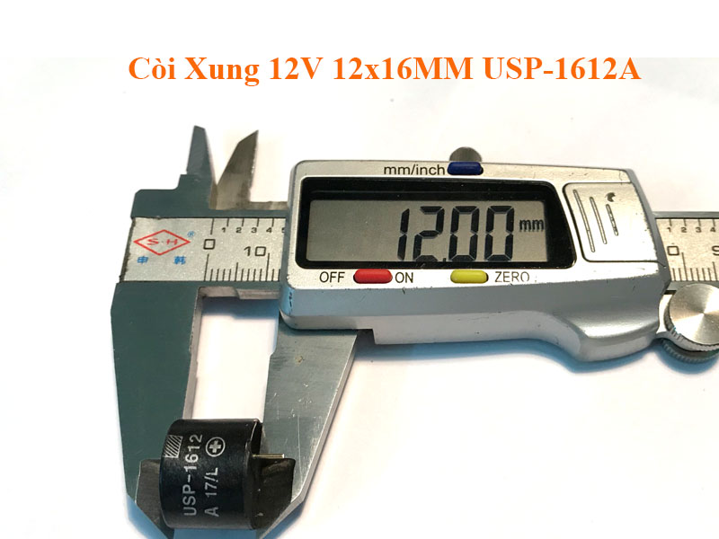 Còi Xung 12V 12x16MM USP-1612A