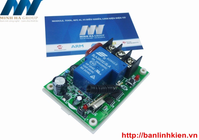 Bộ Thu Học Lệnh RF315 1 Relay 220V 30A