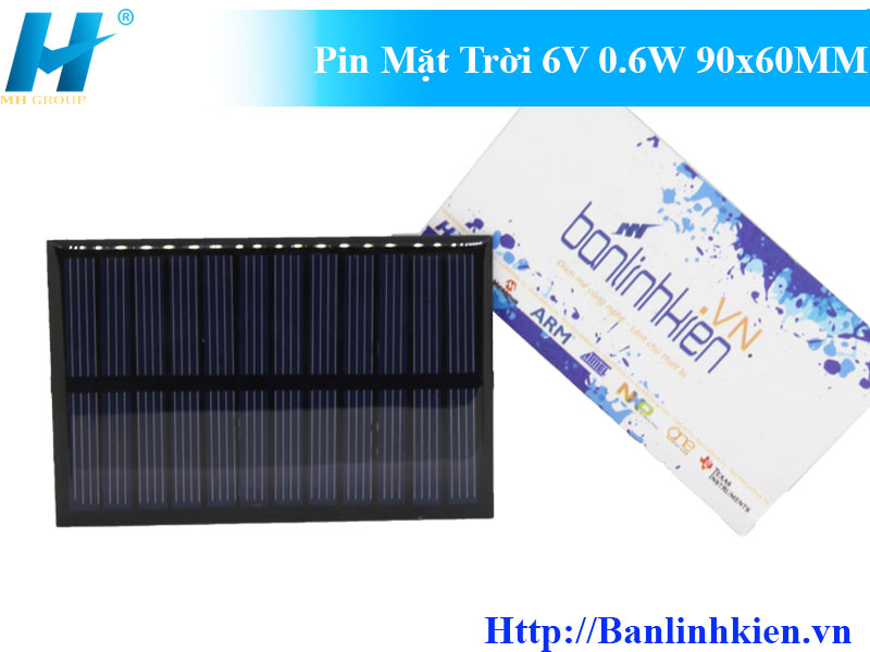 Pin Mặt Trời 6V 0.6W 90x60MM