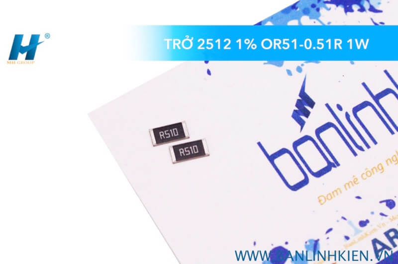 Trở 2512 1% 0R51-0.51R 1W