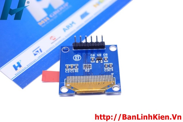 Màn Hình OLED 0.96 128x64 SPI Xanh OLED-096-SPI-B