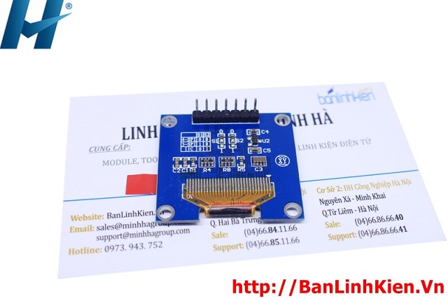 Màn Hình OLED 1.3 128x64 SPI Xanh OLED-13-SPI-B