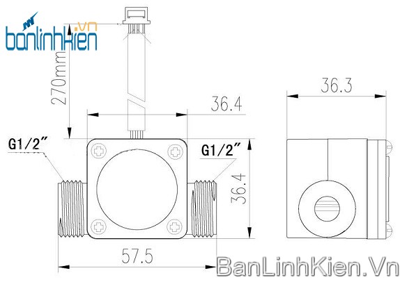 Cảm Biến Lưu Lượng GD12