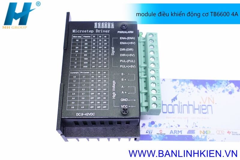 Module Điều Khiển Động Cơ Bước TB6600 9-42VDC 4A