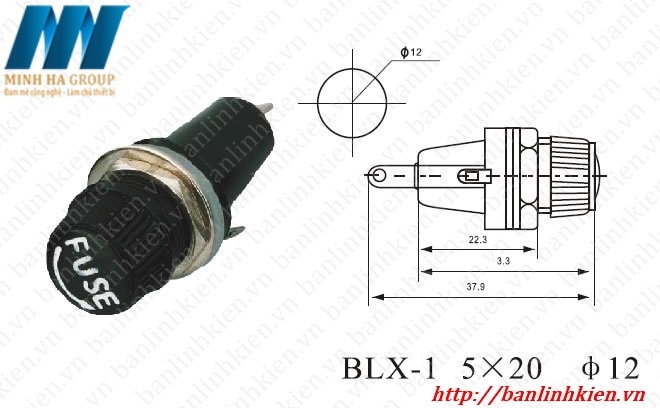 Đế Cầu Chì 5x20mm FH043