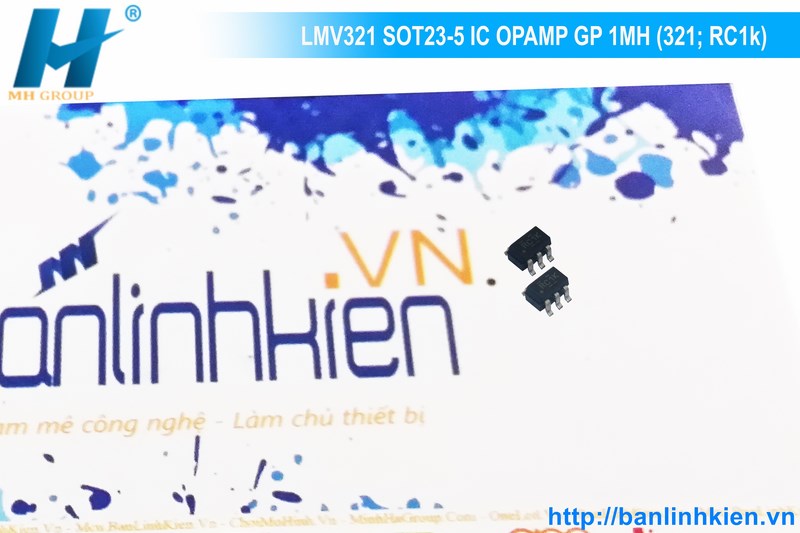 LMV321 SOT23-5 IC OPAMP GP 1MH (321; RC1K)
