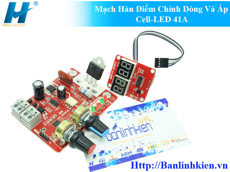 Mạch Hàn Điểm Chỉnh Dòng Và Áp Cell-LED 41A