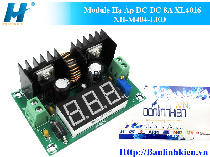 Module Hạ Áp DC-DC 8A XL4016 XH-M404-LED