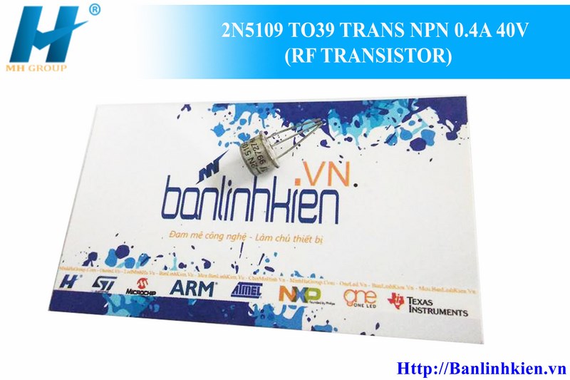 2N5109 TO39 TRANS NPN 0.4A 40V (RF TRANSISTOR)