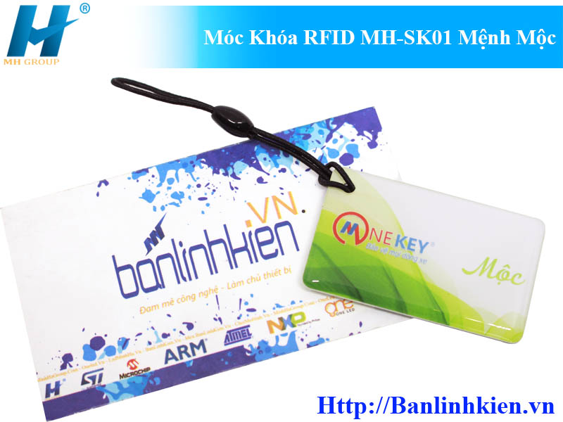 Móc Khóa RFID MH-SK01 Mệnh Mộc