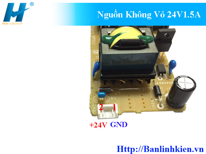 Nguồn Không Vỏ 24V1.5A