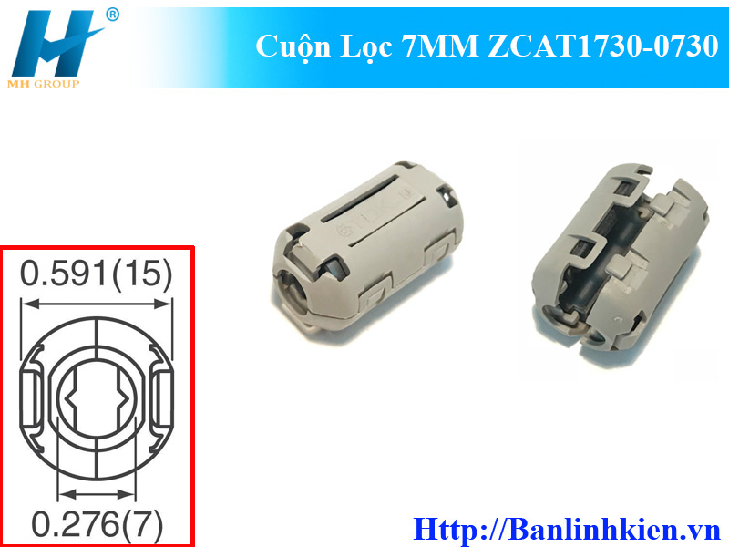 Cục Chống Nhiễu 7mm ZCAT1730-0730