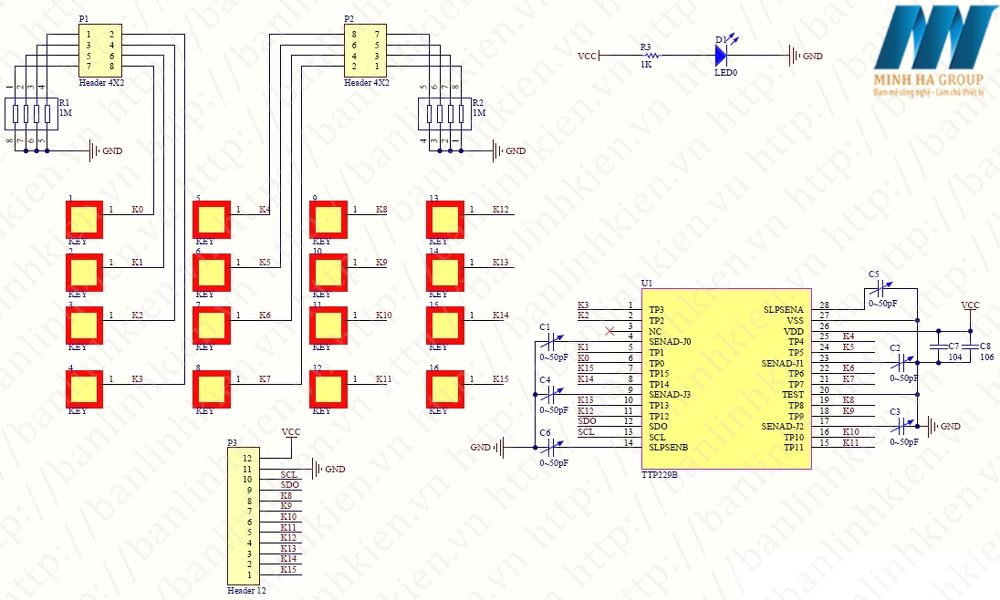 TTP229-BSF SSOP28 IC TOUCH PAD