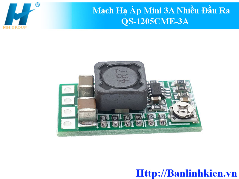 Mạch Hạ Áp Mini 3A Nhiều Đầu Ra QS-1205CME-3A